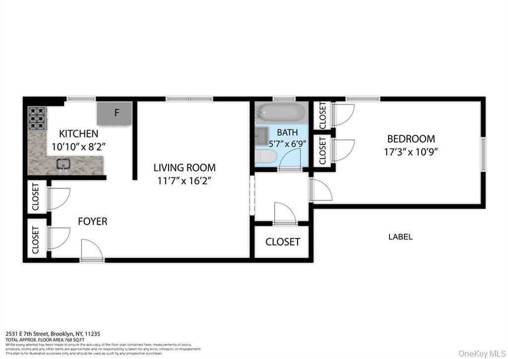 2531 E 7th Street # 1J, Brooklyn, NY 11235