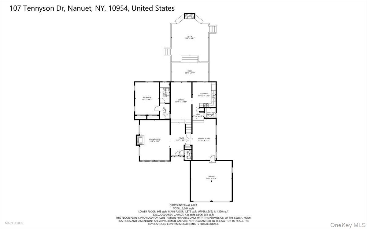 107 Tennyson Drive, Nanuet, NY 10954