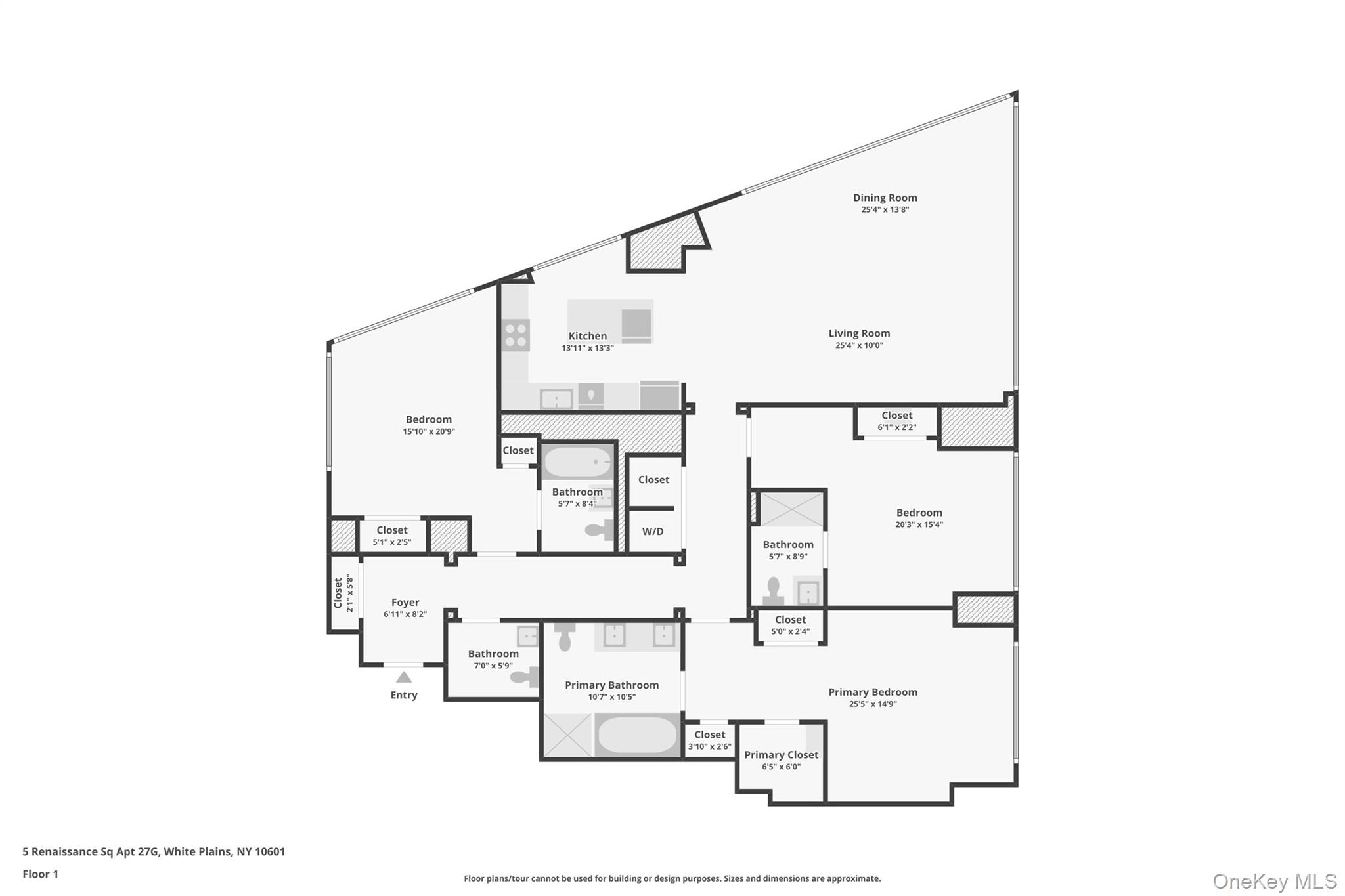 5 Renaissance Square # 27G, White Plains, NY 10601
