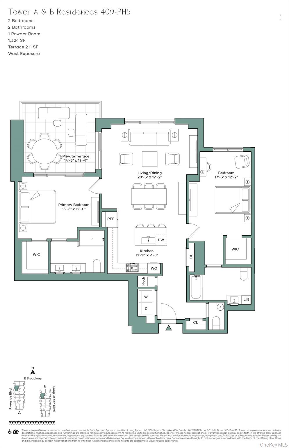 140 Boardwalk # 1009 B, Long Beach, NY 11561