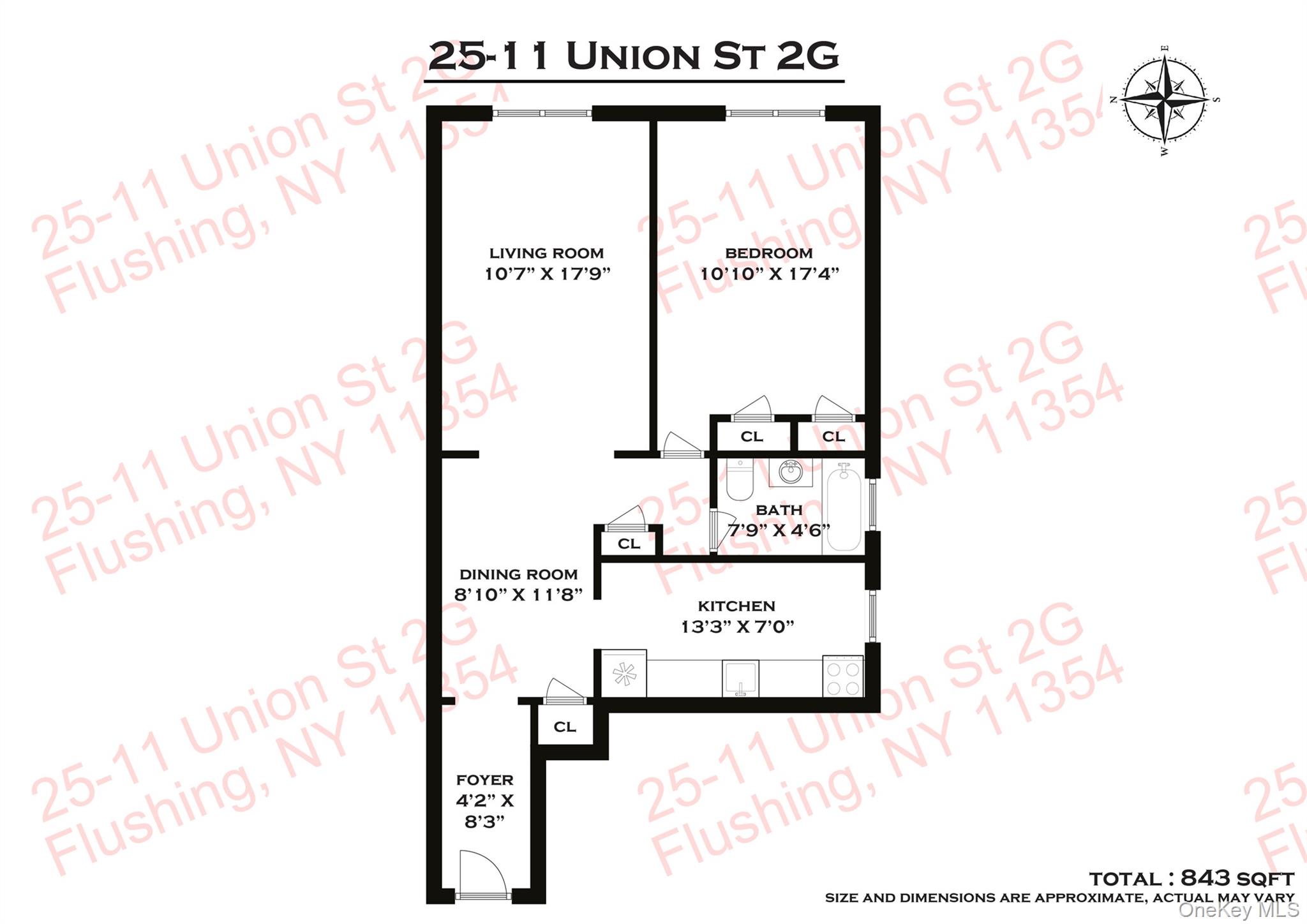 25-11 Union Street # 2G, Flushing, NY 11354