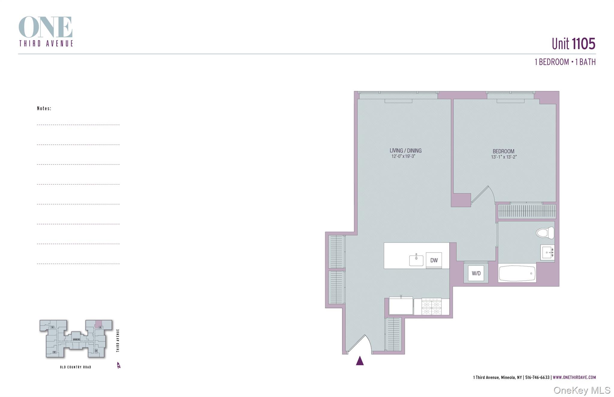 1 Third # 1105, Mineola, NY 11501