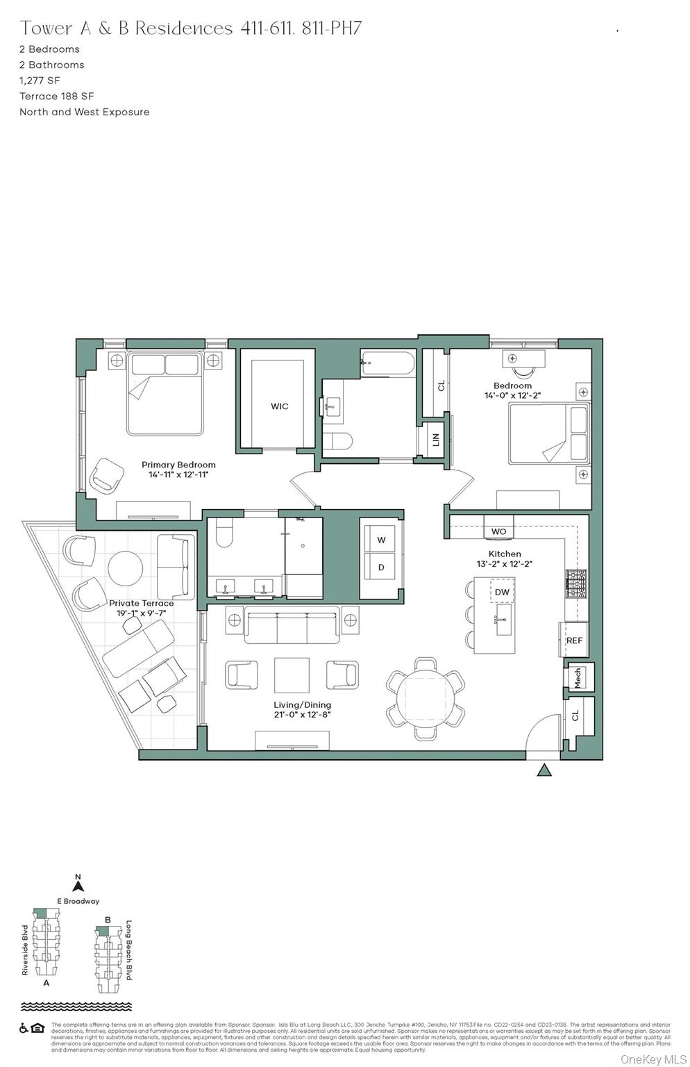 100 Boardwalk # 411A, Long Beach, NY 11561