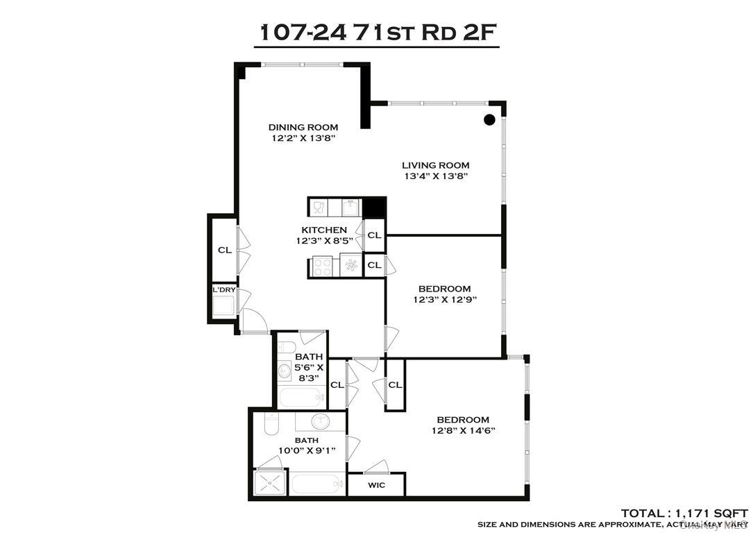 107-24 71 Road # 2F, Forest Hills, NY 11375