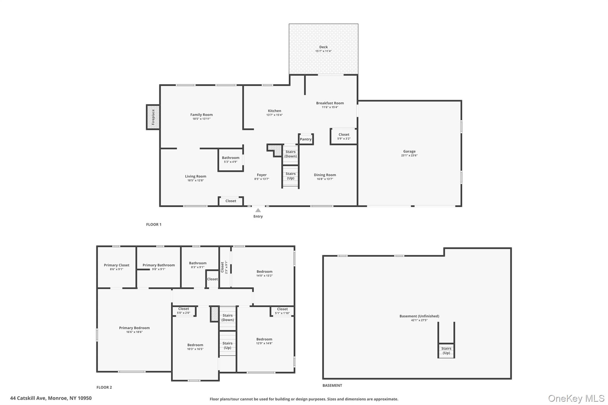 44 Catskill Avenue, Monroe, NY 10950