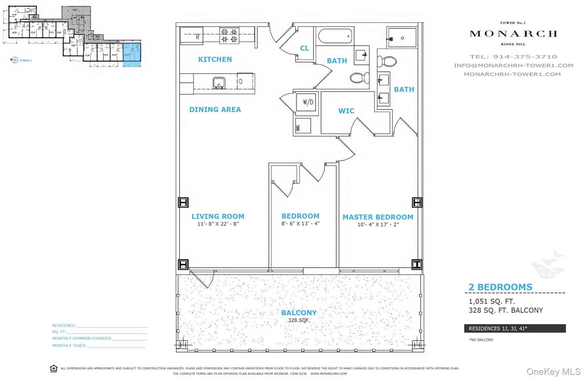 701 Ridge Hill Boulevard # 1J, Yonkers, NY 10710
