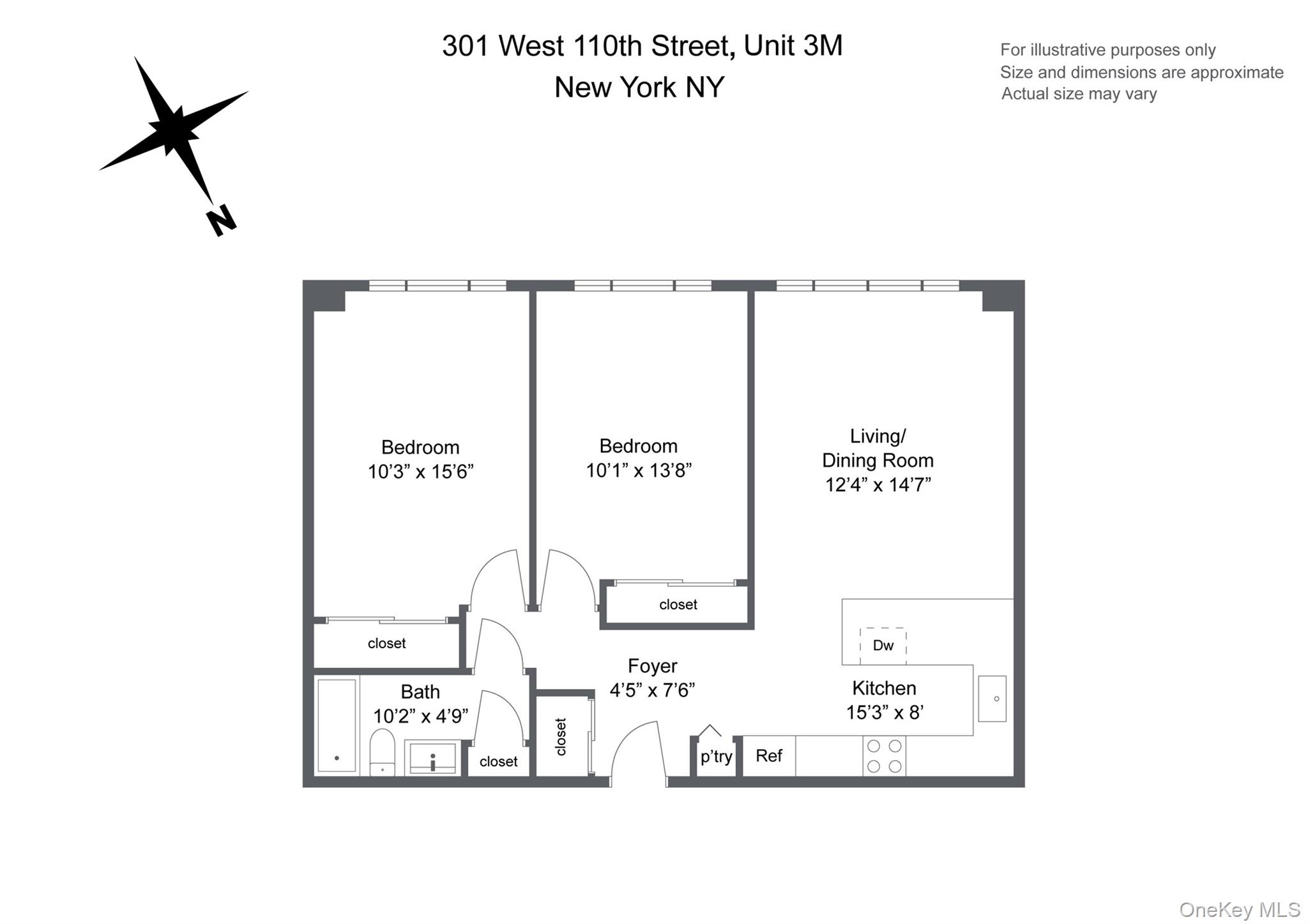 301 Cathedral Parkway # 3M, New York (Manhattan), NY 10026