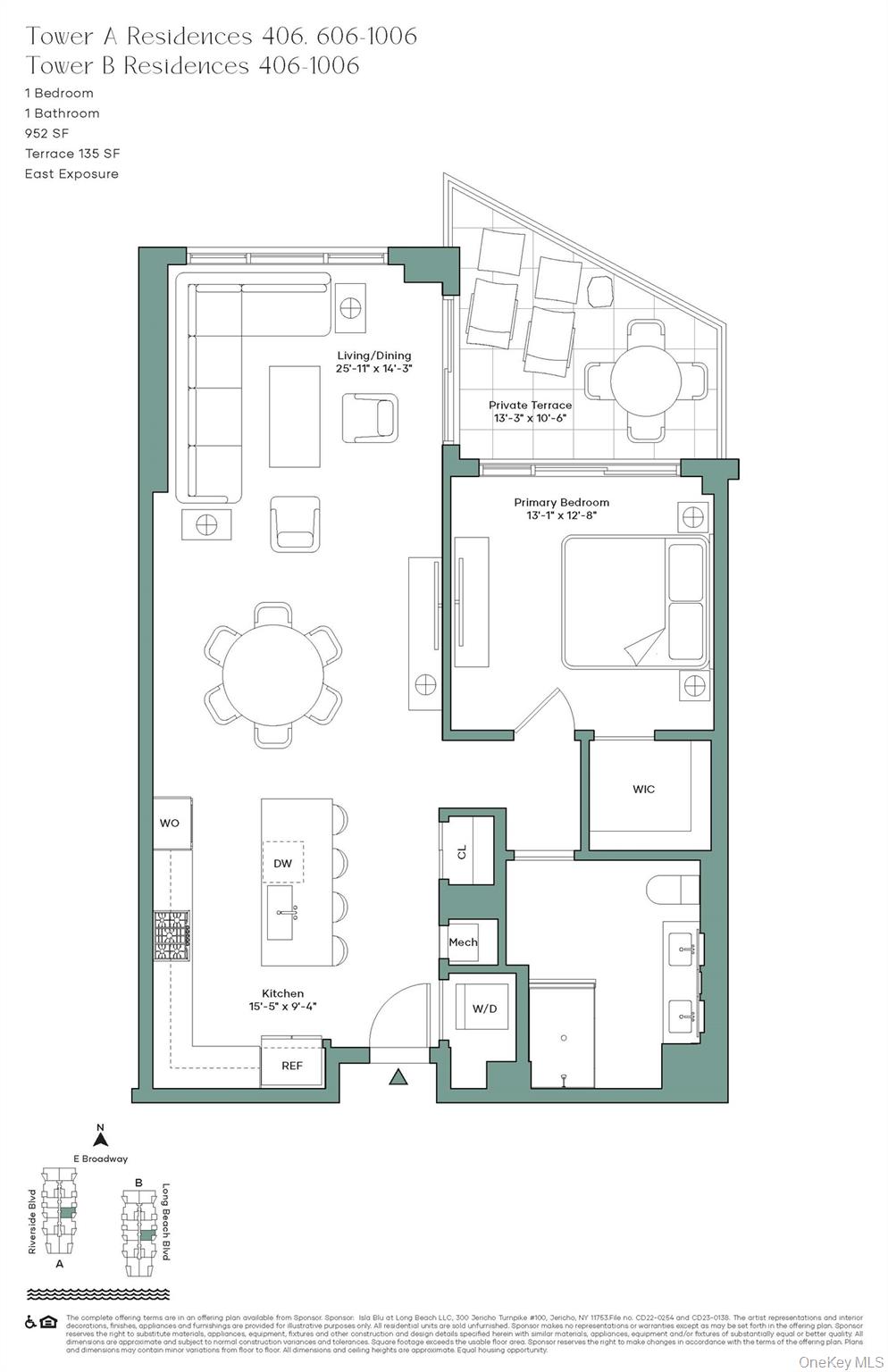 100 Boardwalk # 806 A, Long Beach, NY 11561