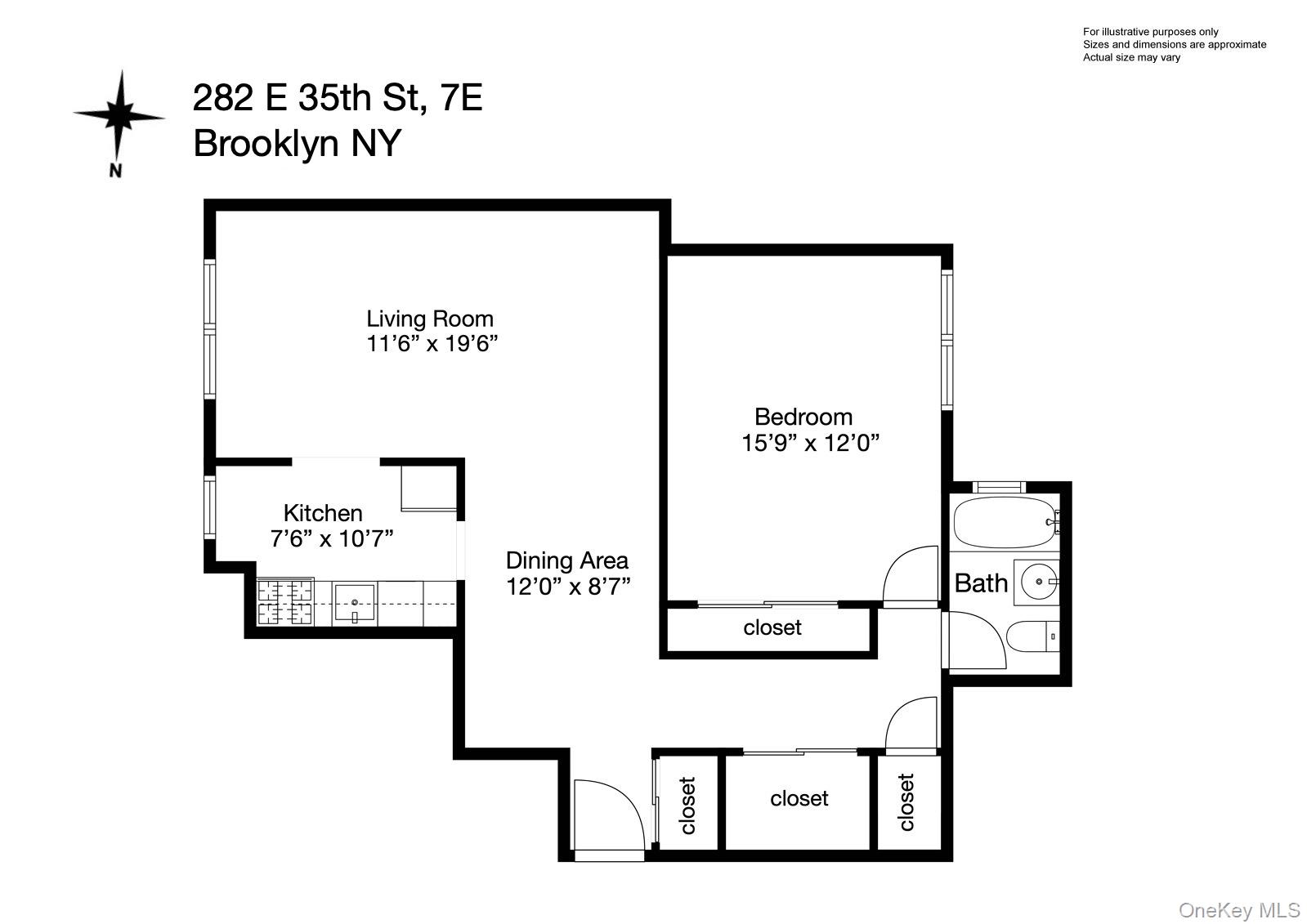 282 E 35th Street # 7E, Brooklyn, NY 11203