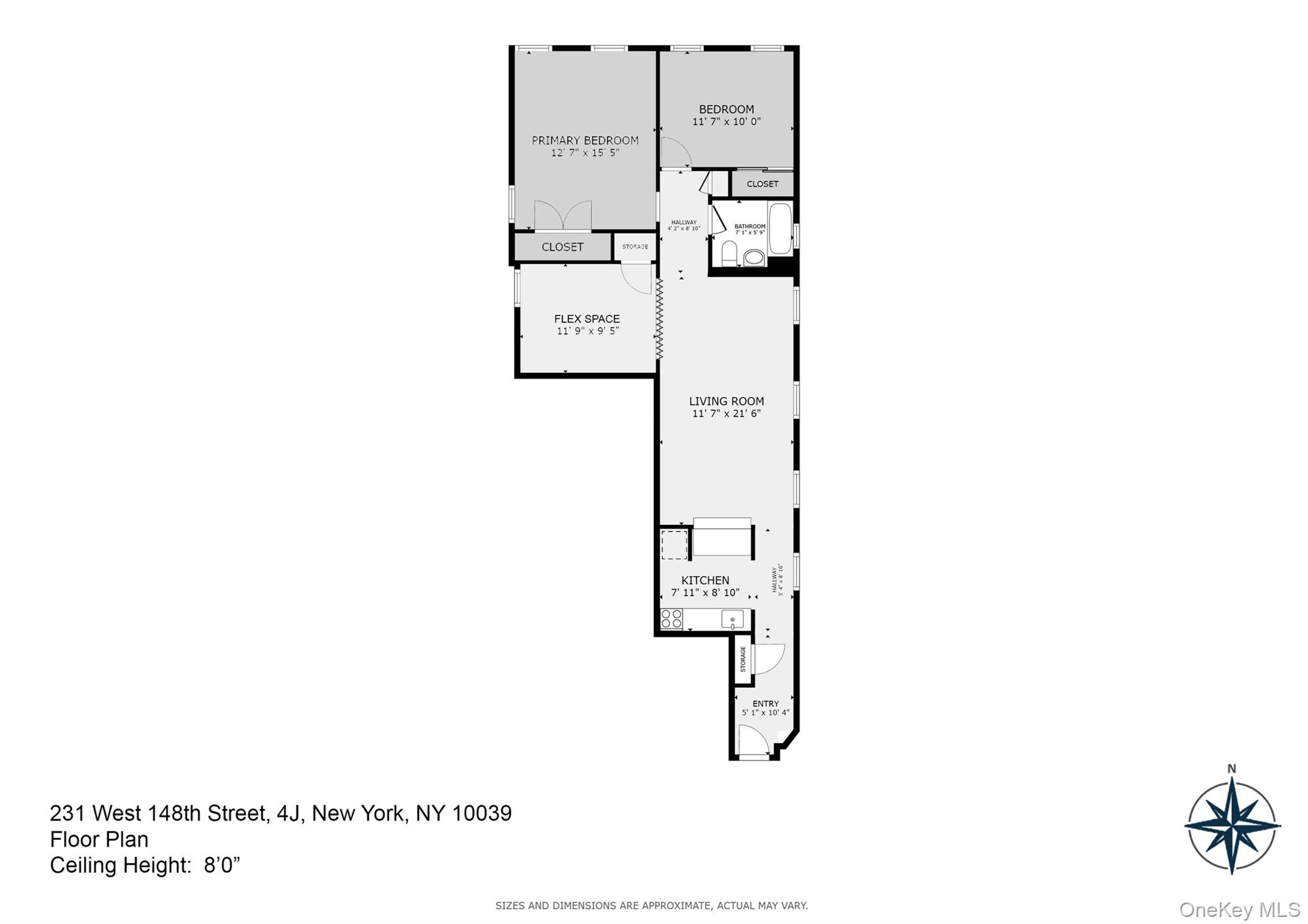 231 W 148th Street # 4J, New York (Manhattan), NY 10039