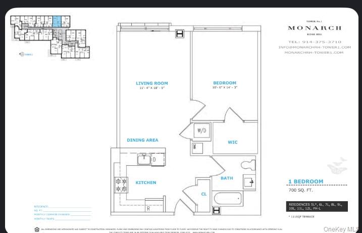 701 Ridge Hill # 11L, Yonkers, NY 10710