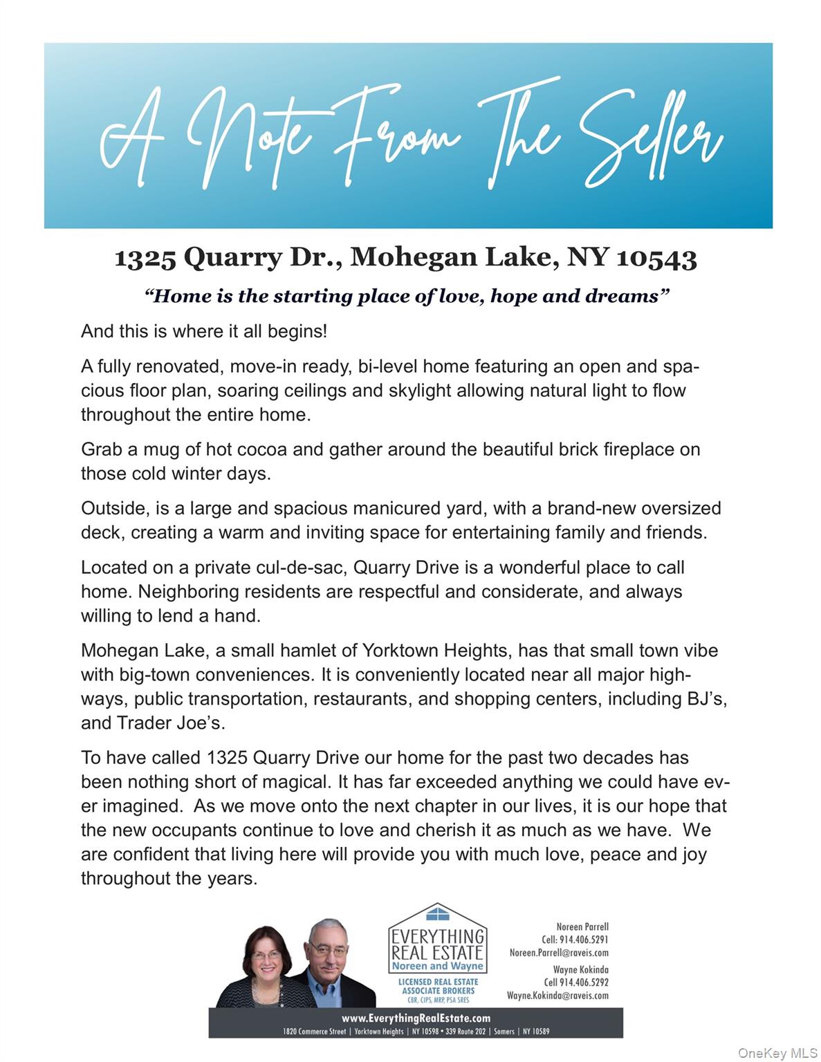 1325 Quarry Drive, Mohegan Lake, NY 10547