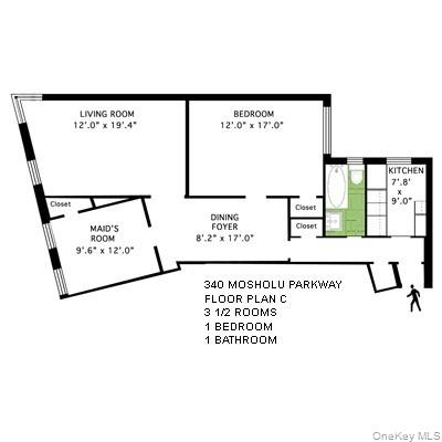 340 E Mosholu Parkway S # 2-C, Bronx, NY 10458