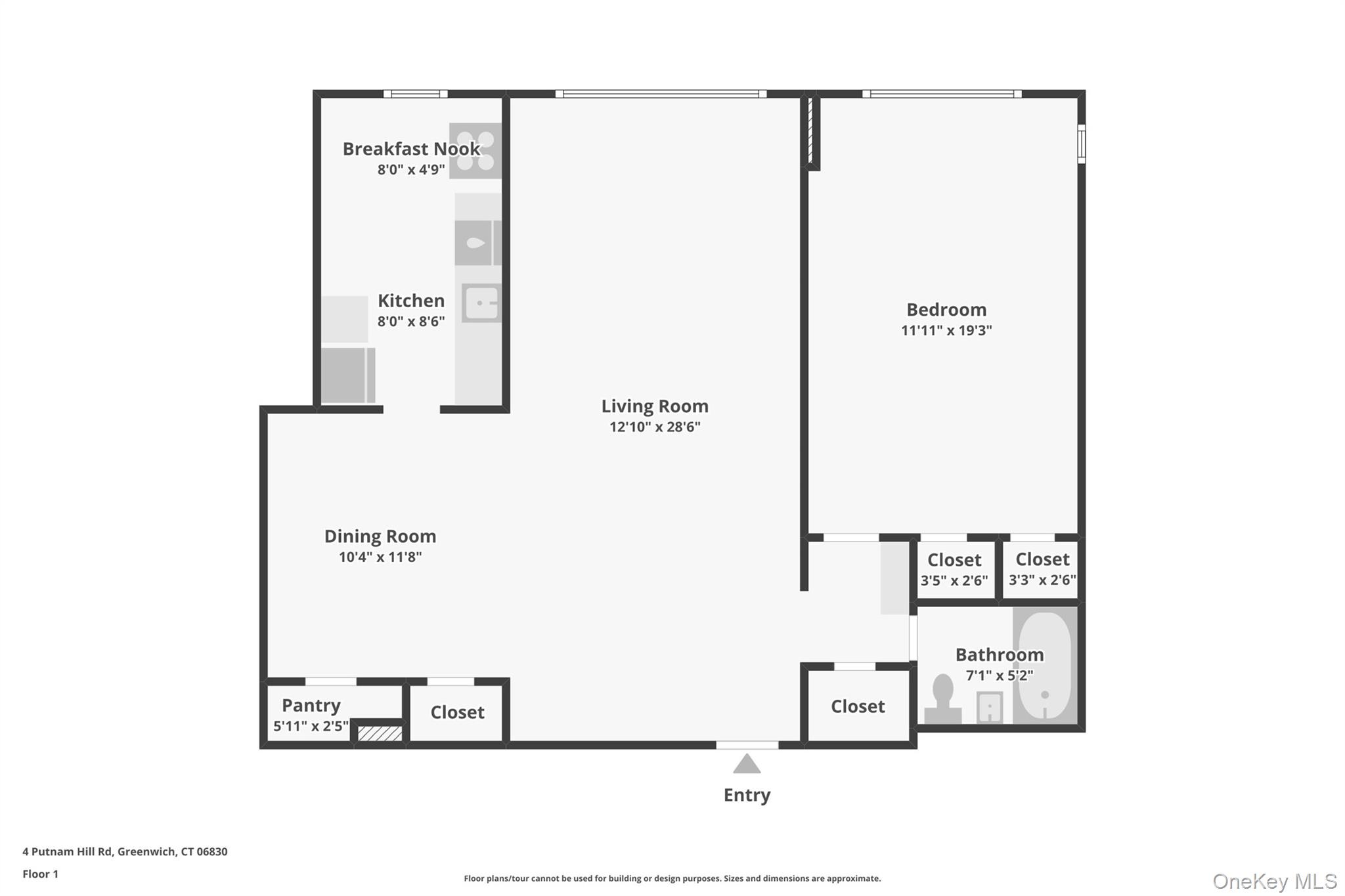 4 Putnam Hill # 4F, Greenwich, NY 06830