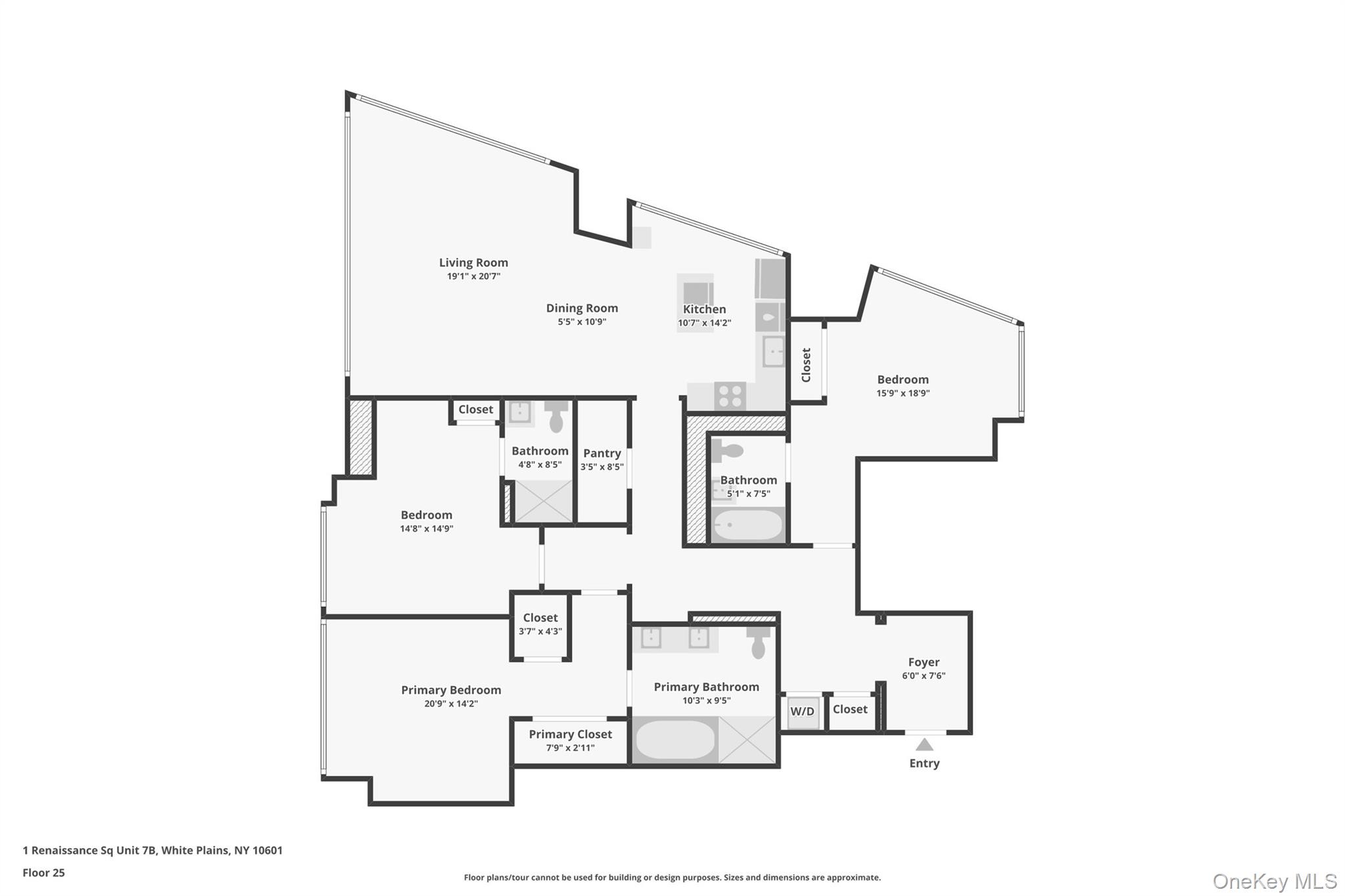 1 Renaissance Square # 25G, White Plains, NY 10601