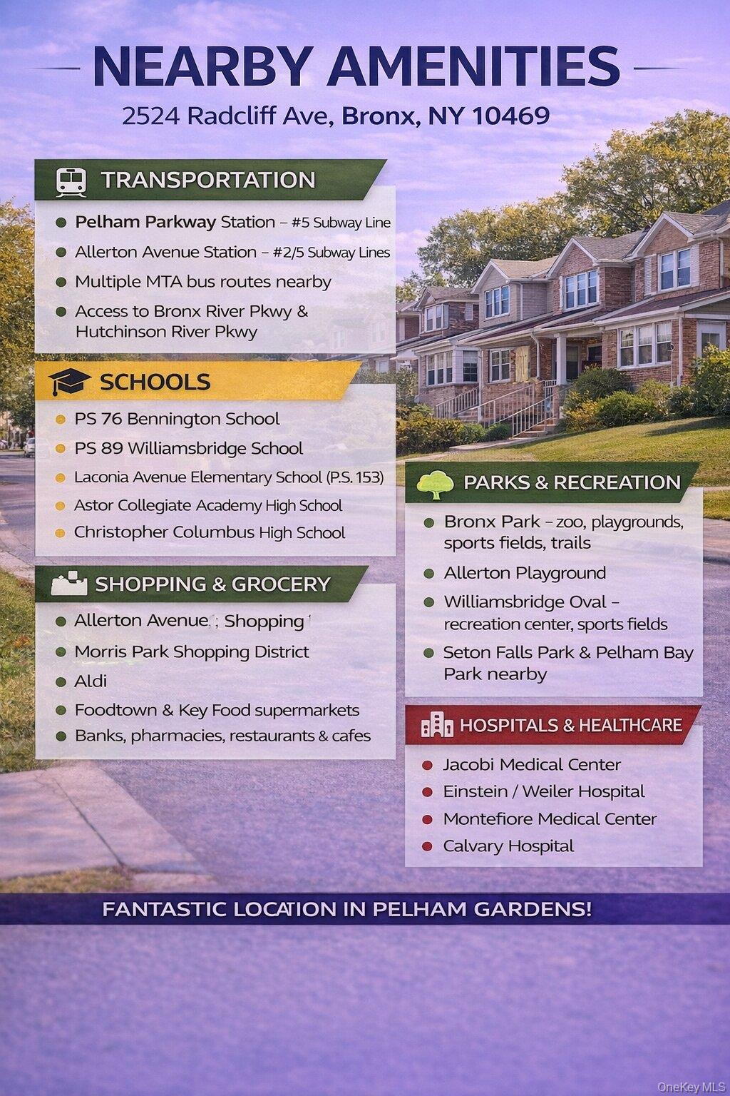 2524 Radcliff Avenue, Bronx, NY 10469