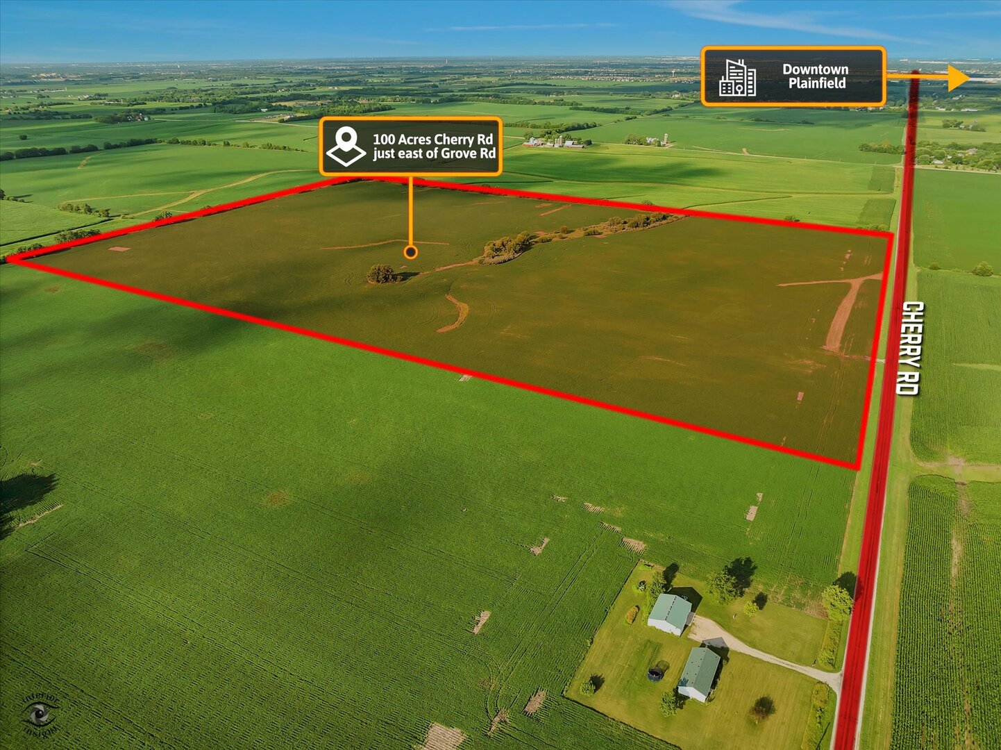 100 acres Cherry Road, Oswego, IL 60543