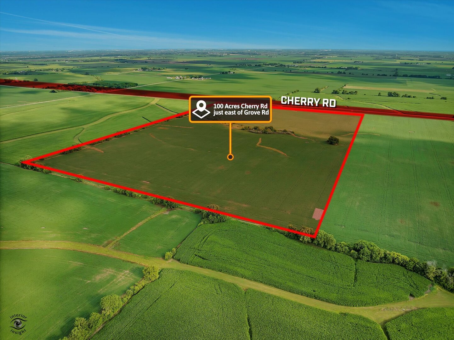 100 acres Cherry Road, Oswego, IL 60543