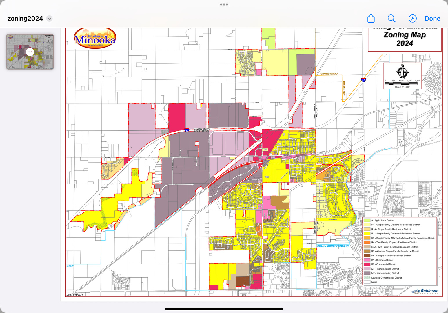194 acres W Holt Road, Minooka, IL 60447
