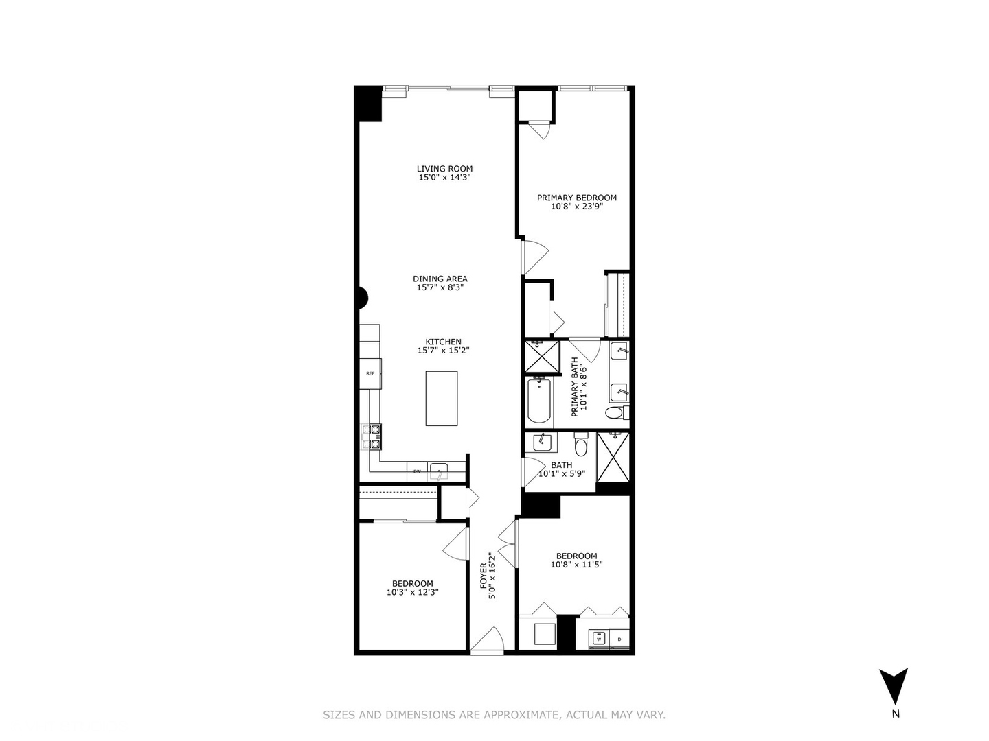 221 E Cullerton Street #517, Chicago, IL 60616