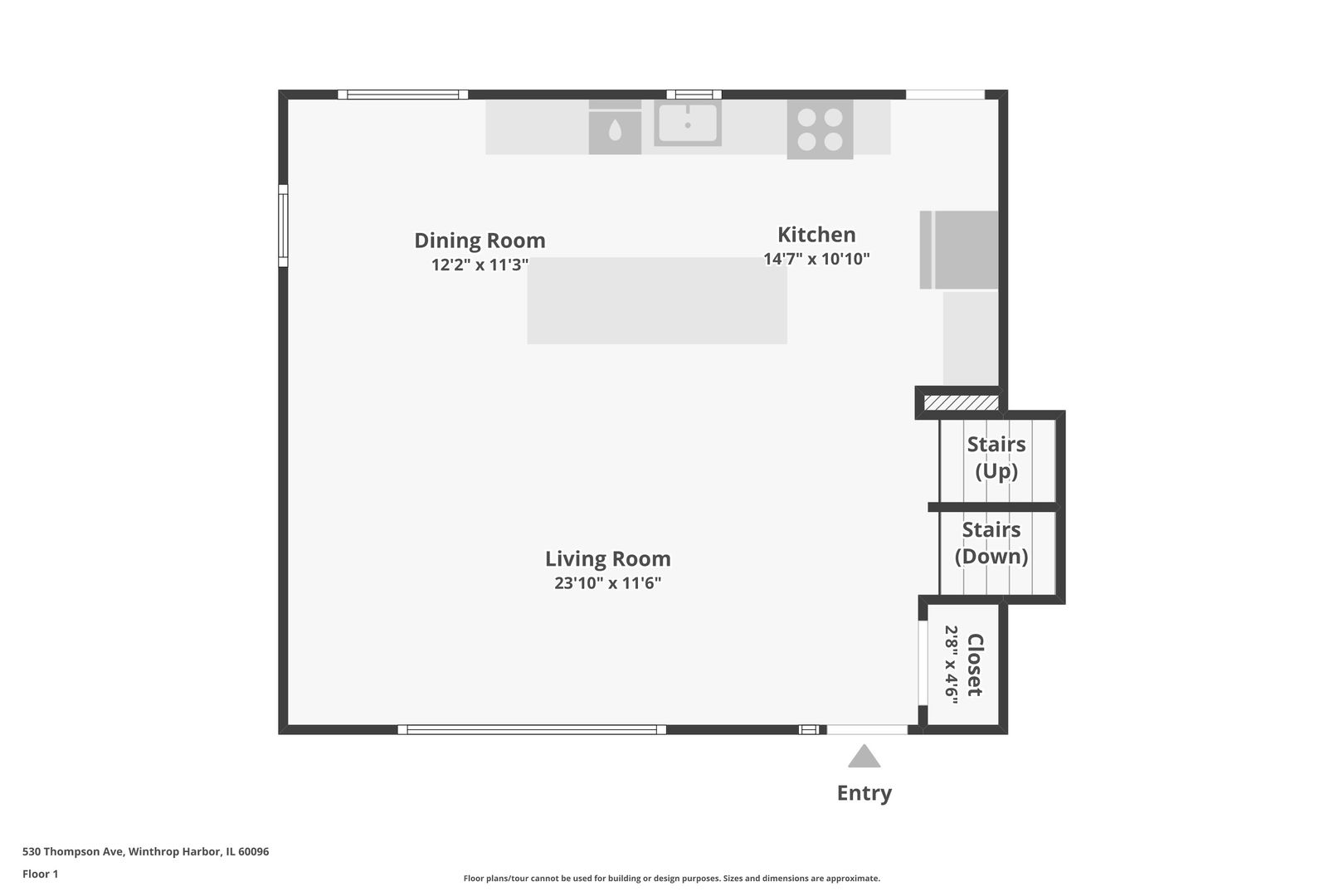 530 Thompson Avenue, Winthrop Harbor, IL 60096