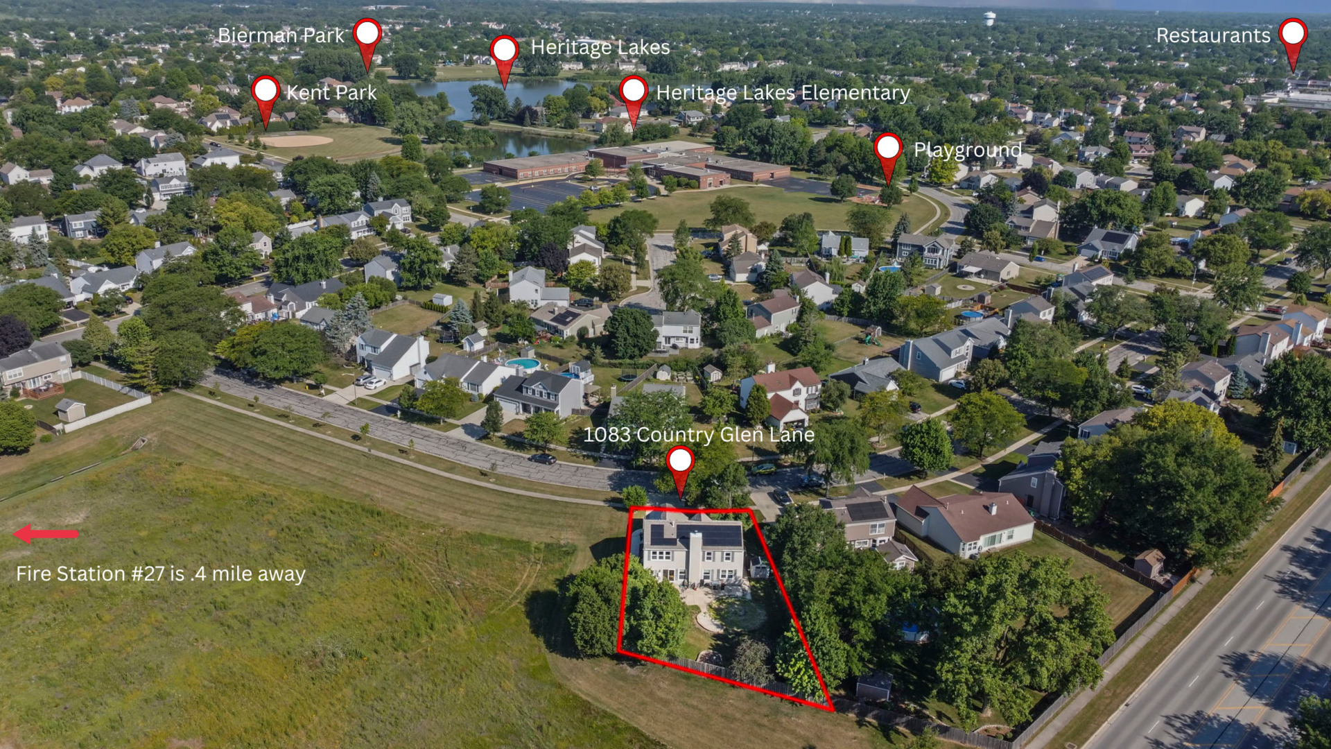 1083 COUNTRY GLEN Lane, Carol Stream, IL 60188