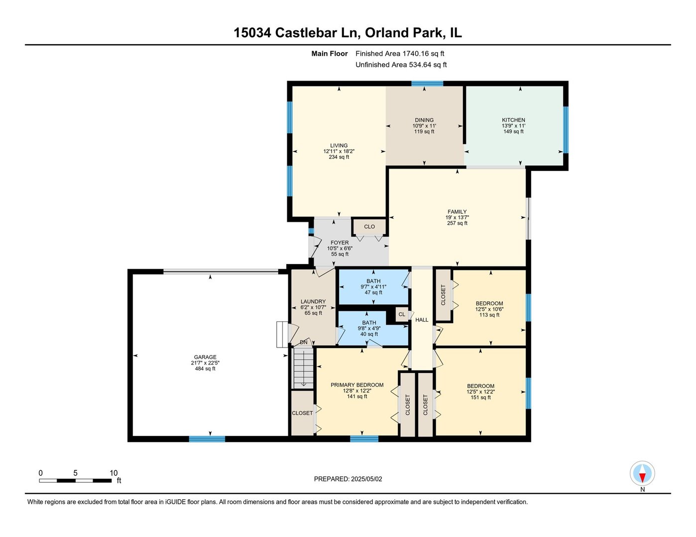 15034 Castlebar Lane, Orland Park, IL 60462