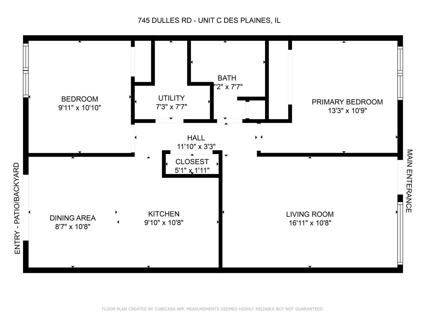 745 Dulles Road #C, Des Plaines, IL 60016