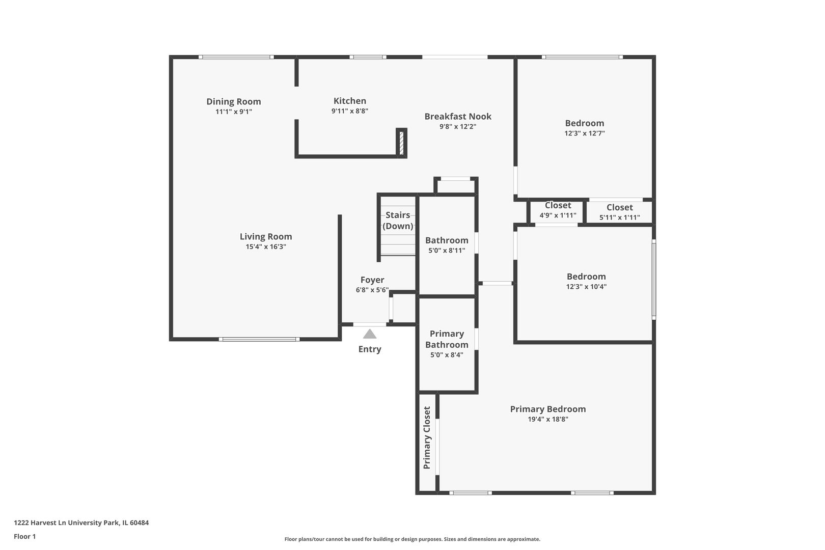 1222 Harvest Lane, University Park, IL 60484