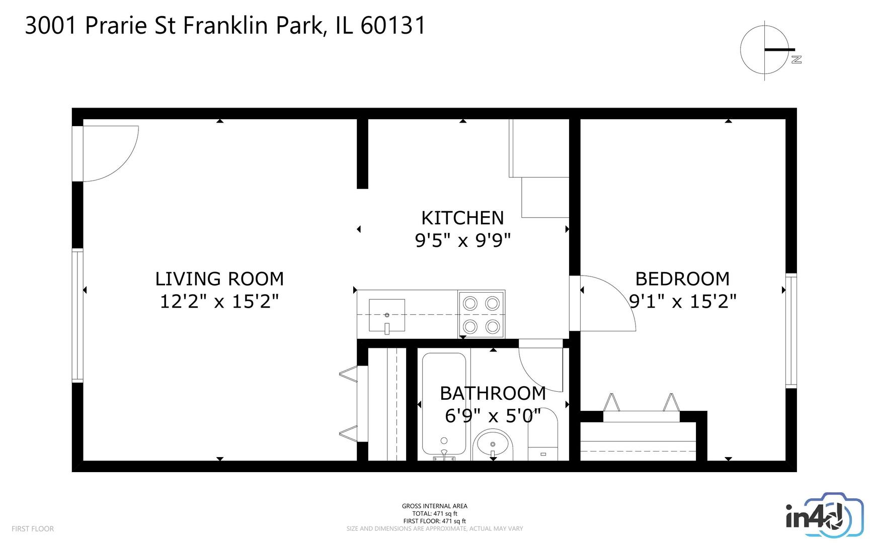 3001 PRAIRIE Street, Franklin Park, IL 60131