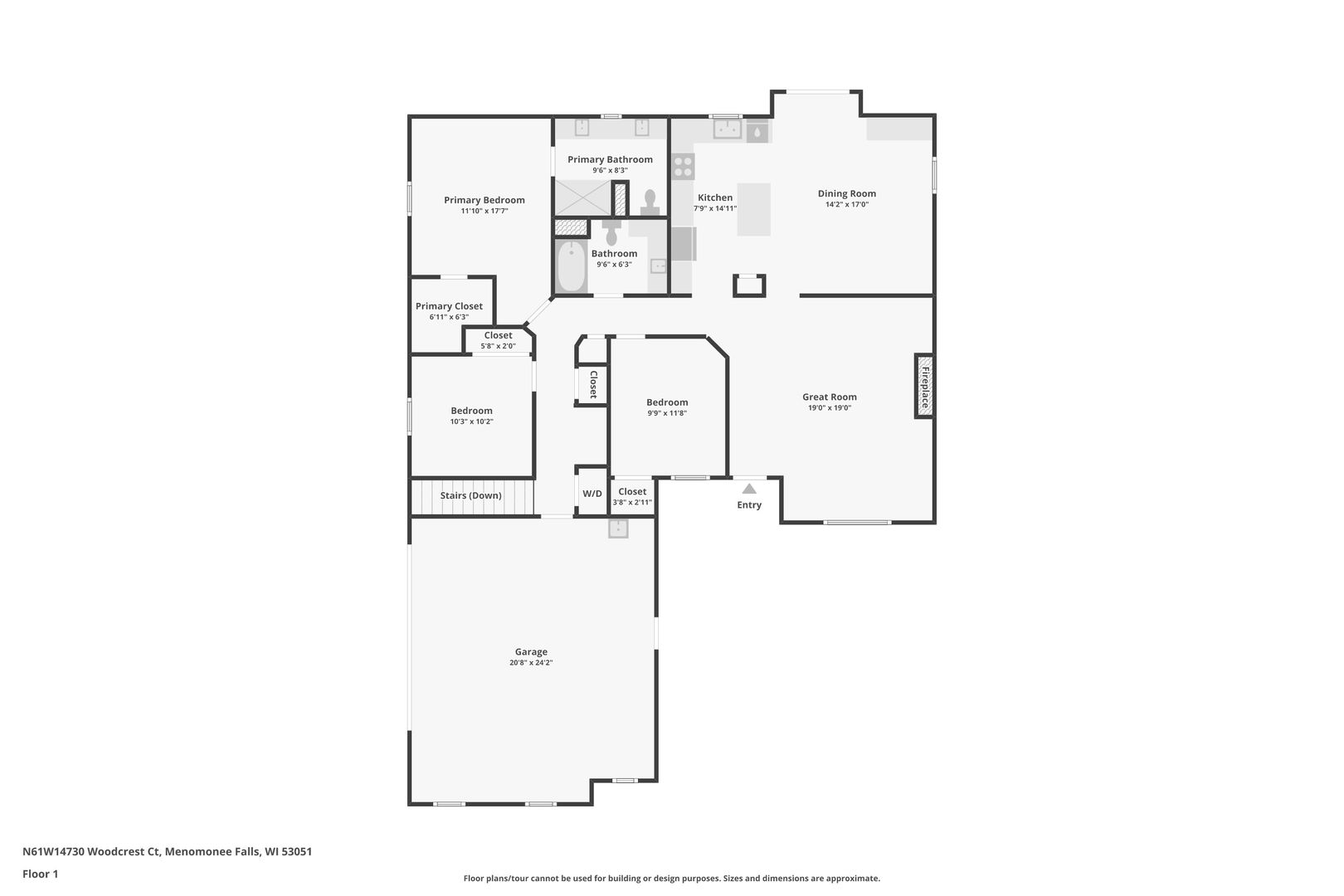N61W14730 Woodcrest Court, Menomonee Falls, WI 53051