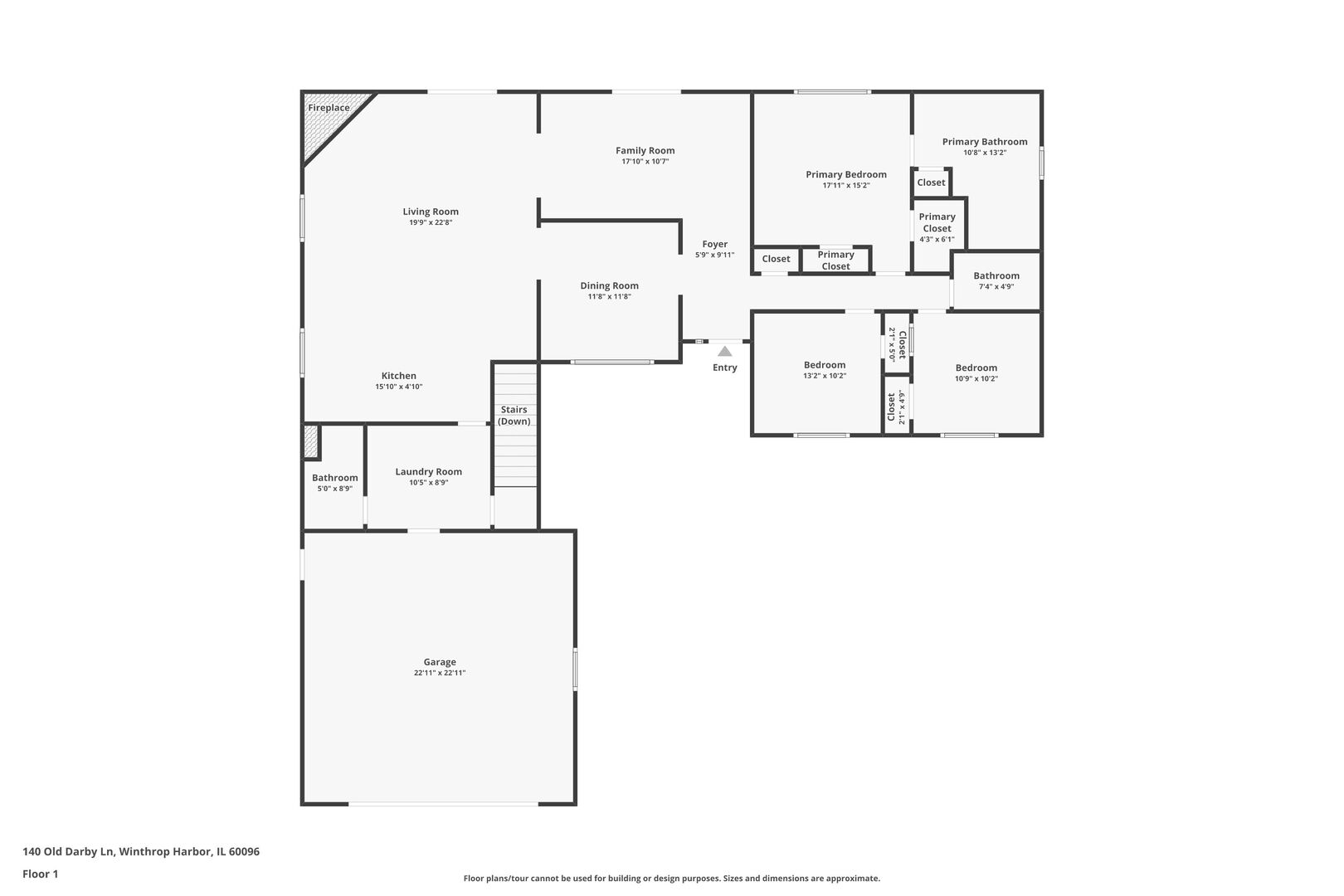 140 Old Darby Lane, Winthrop Harbor, IL 60096