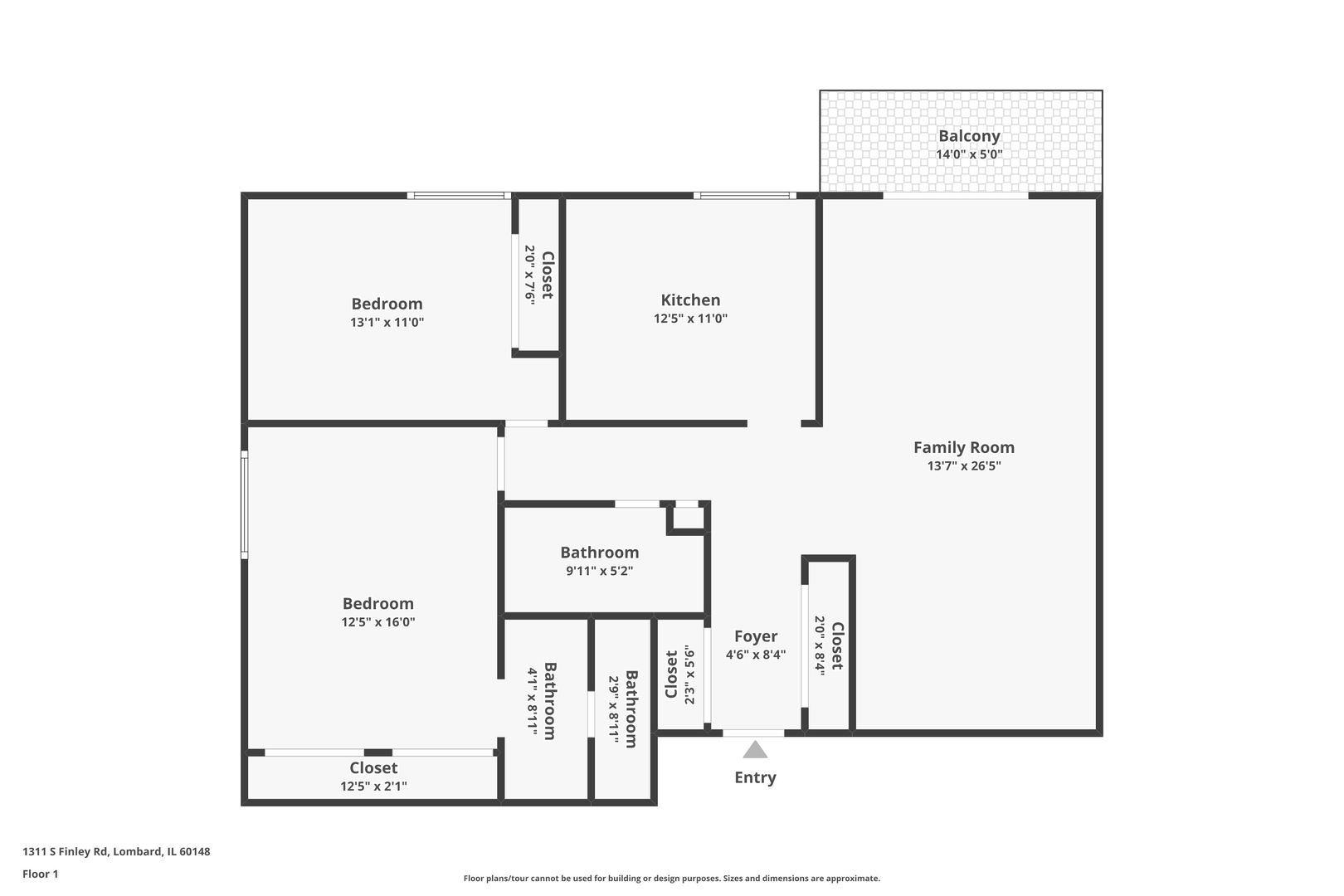 1311 S Finley Road #411, Lombard, IL 60148