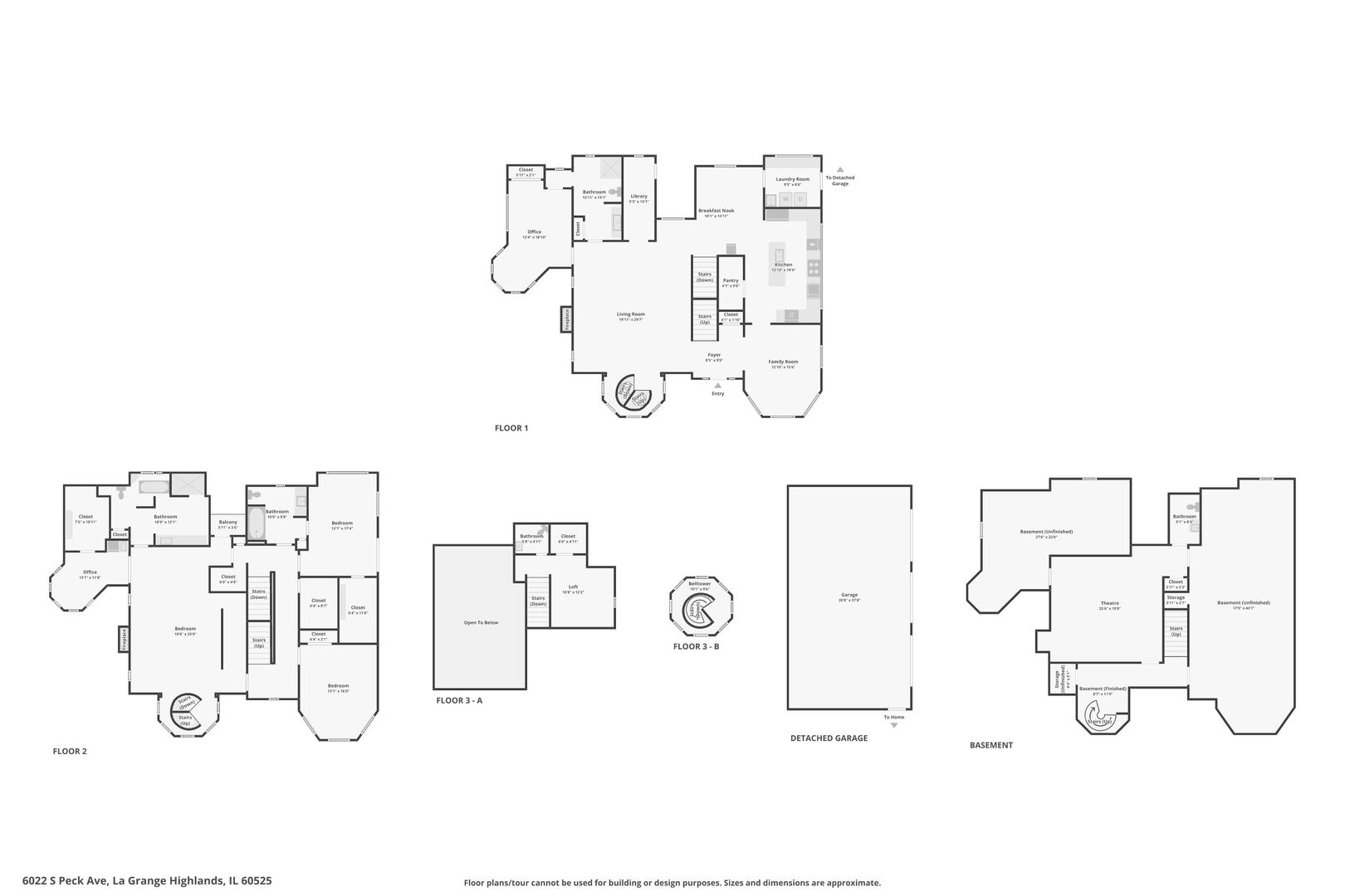 6022 S Peck Avenue, La Grange Highlands, IL 60525