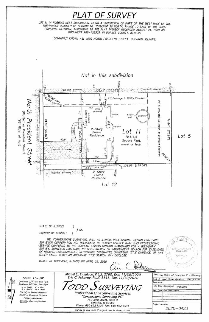 1609 N PRESIDENT Street, Wheaton, IL 60187