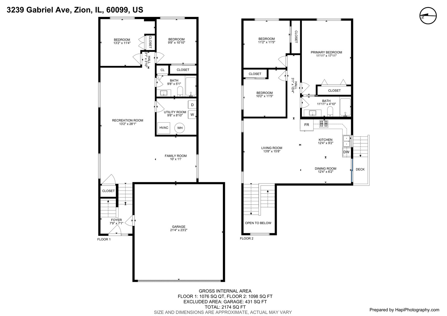 3238 GABRIEL Avenue, Zion, IL 60099