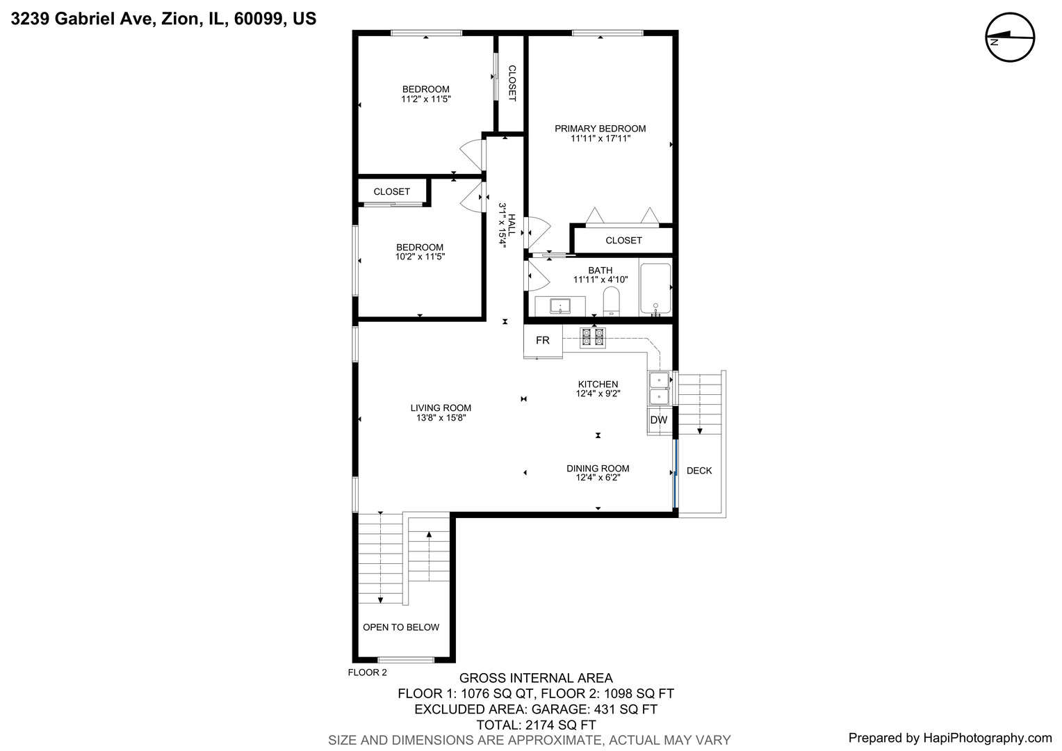 3238 GABRIEL Avenue, Zion, IL 60099
