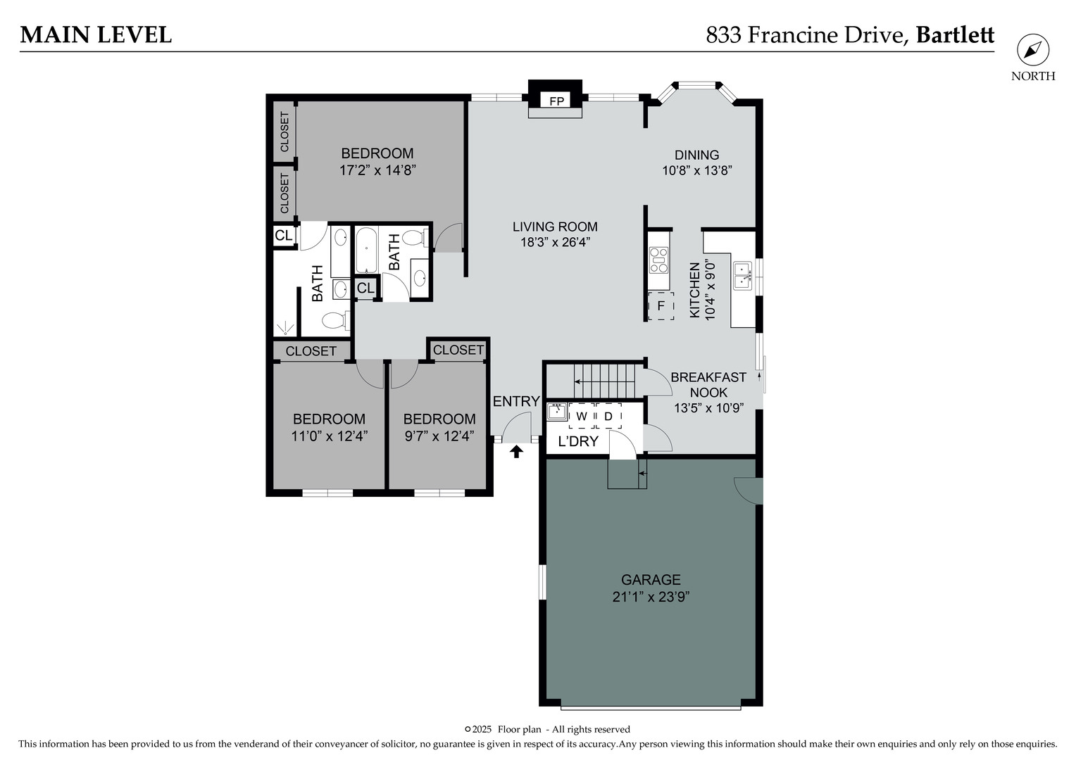 833 Francine Drive, Bartlett, IL 60103