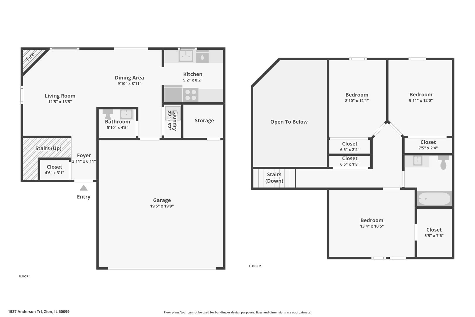 1537 Anderson Trail, Zion, IL 60099