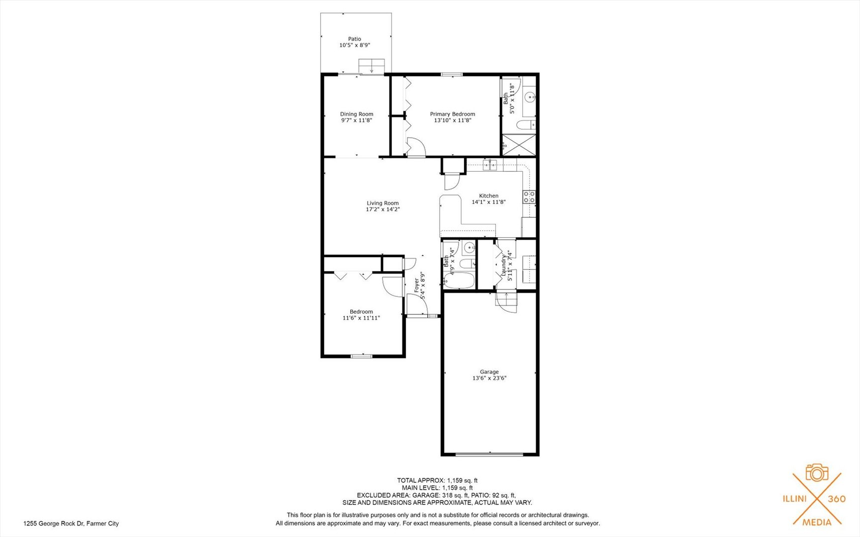 1255 George Rock Drive #1255, Farmer City, IL 61842