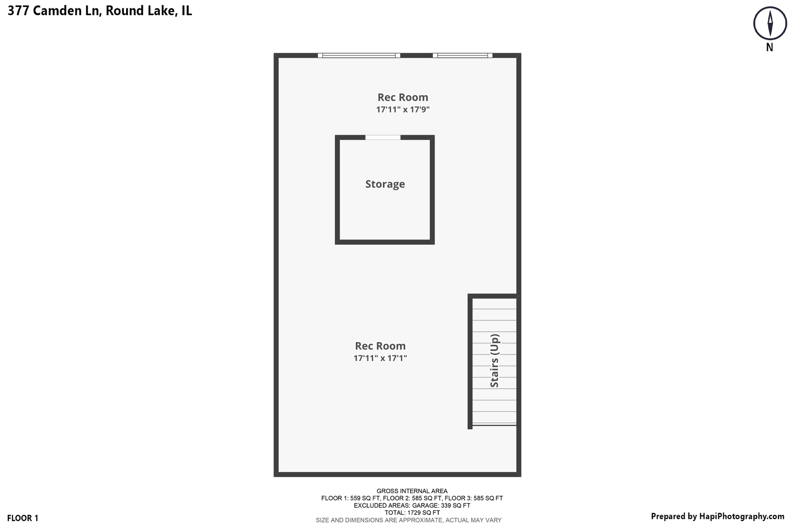 377 E Camden Lane, Round Lake Beach, IL 60073