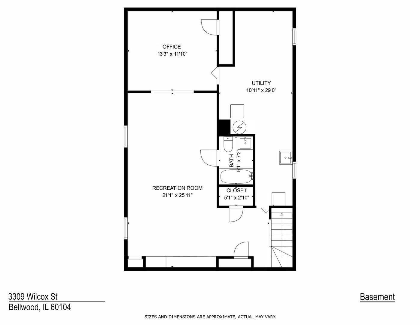 3309 WILCOX Avenue, Bellwood, IL 60104