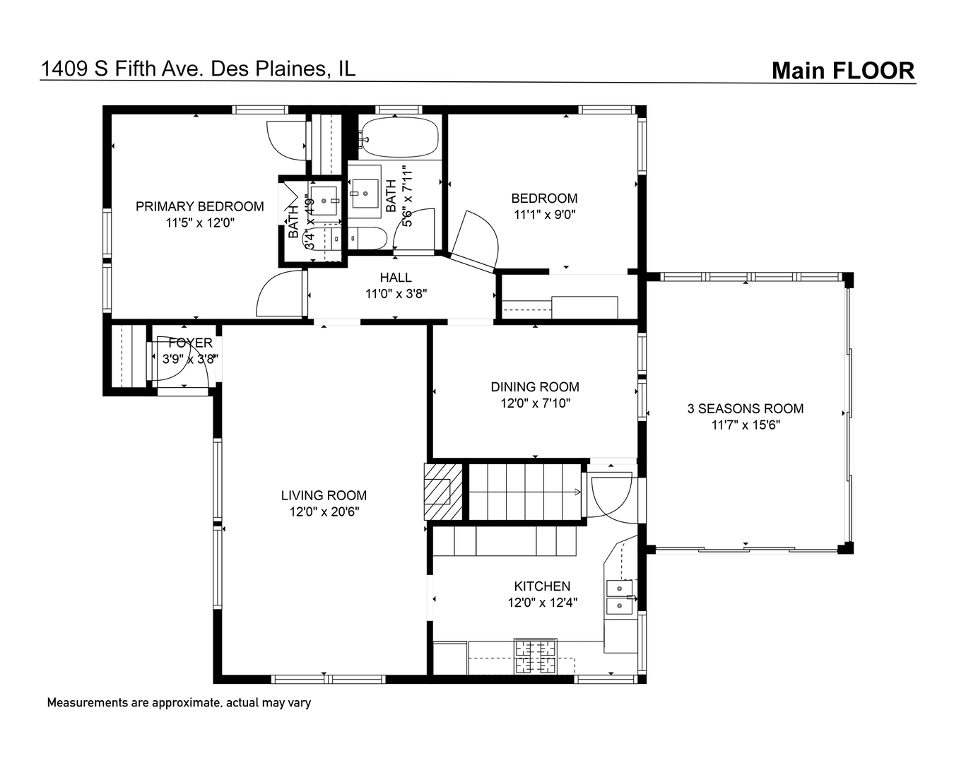 1409 S 5th Avenue, Des Plaines, IL 60018