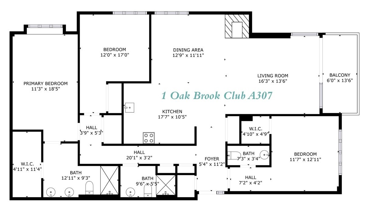 1 Oak Brook Club Drive #A307, Oak Brook, IL 60523