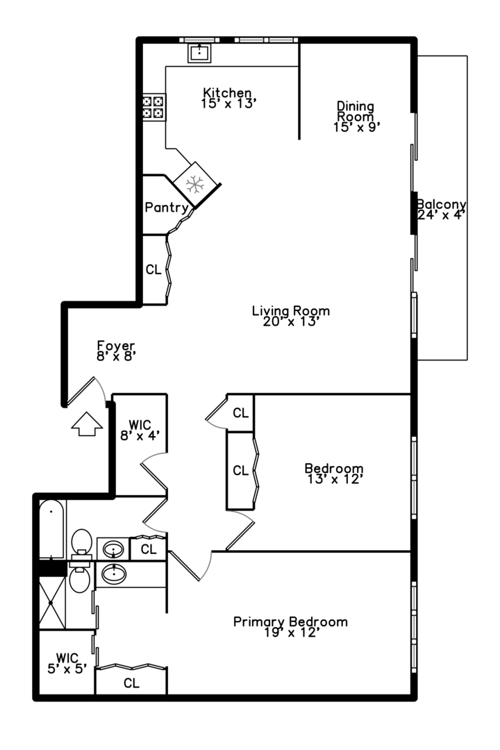 1660 E Thacker Street #3B, Des Plaines, IL 60016