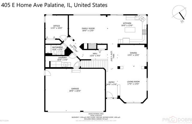 405 E Home Avenue, Palatine, IL 60074