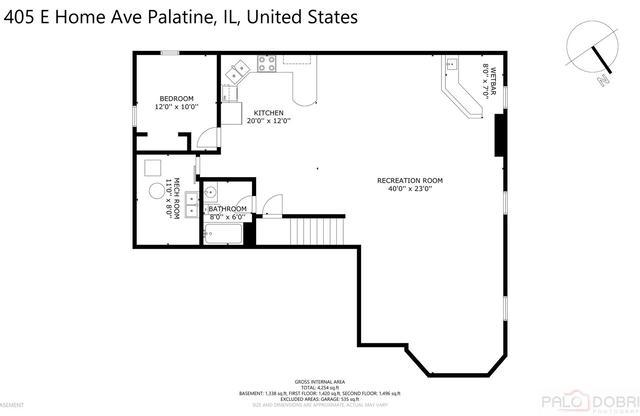 405 E Home Avenue, Palatine, IL 60074