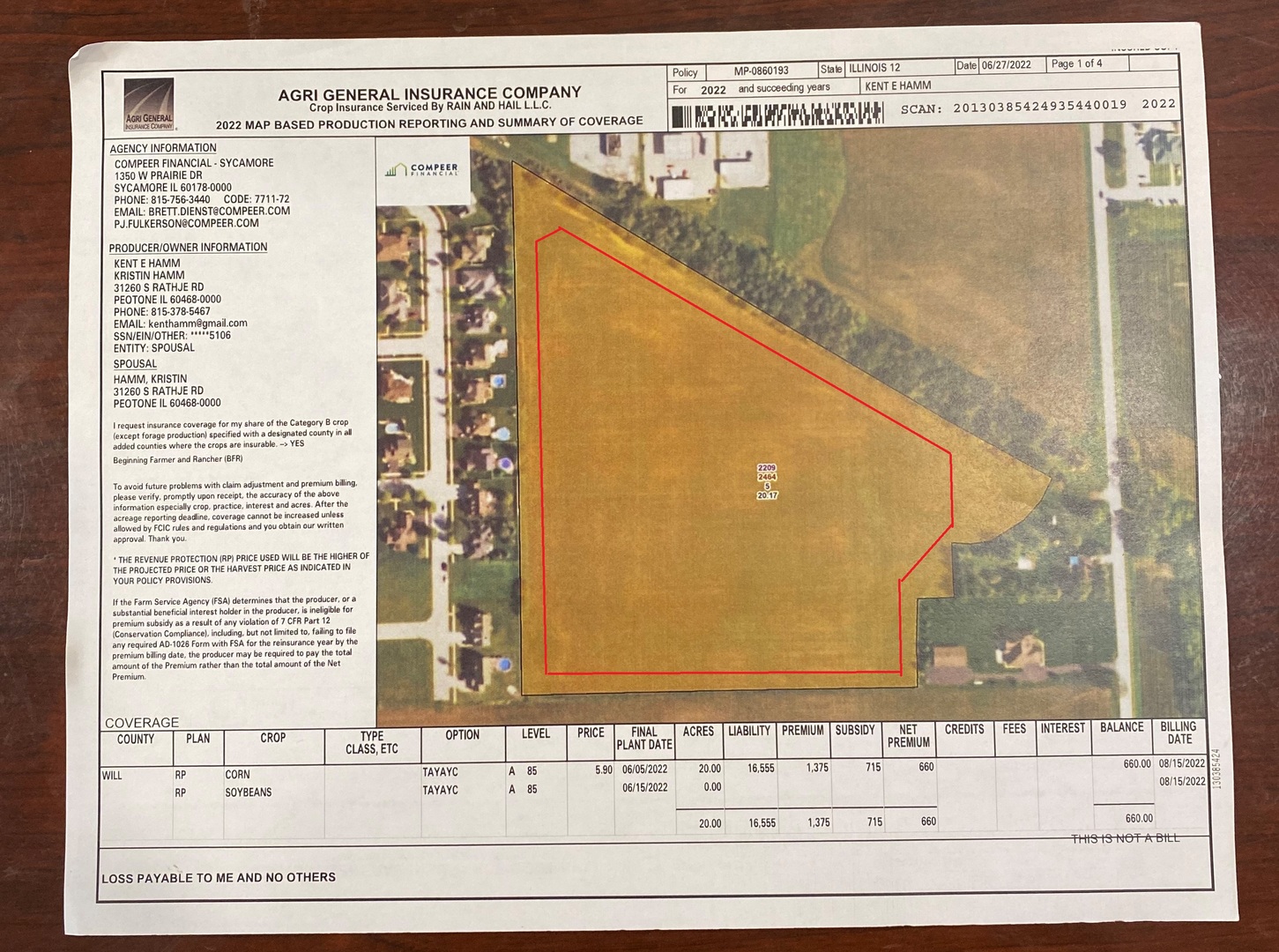 Lot 015 S Rathje Road, Peotone, IL 60468
