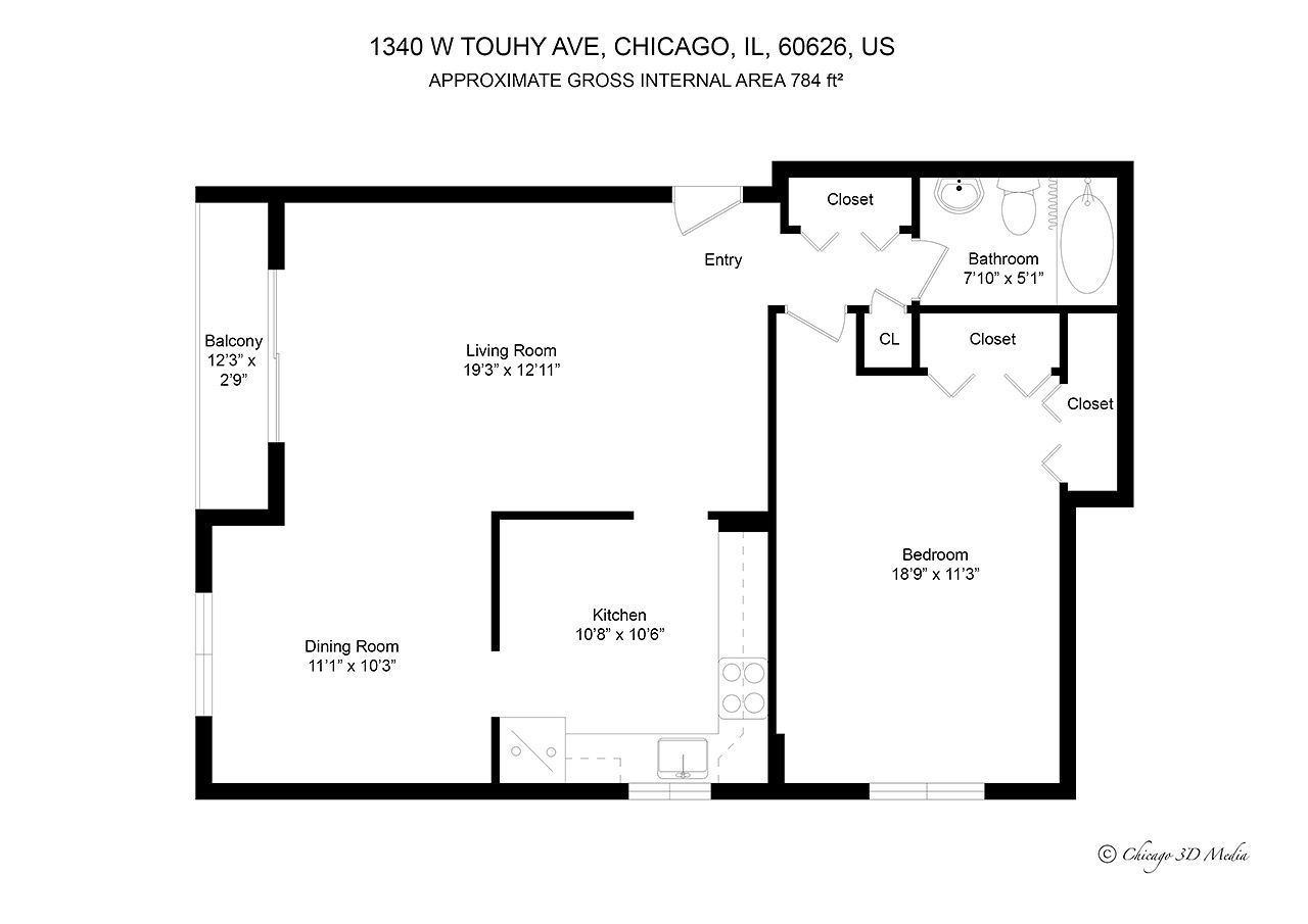 1340 W Touhy Avenue #106, Chicago, IL 60626