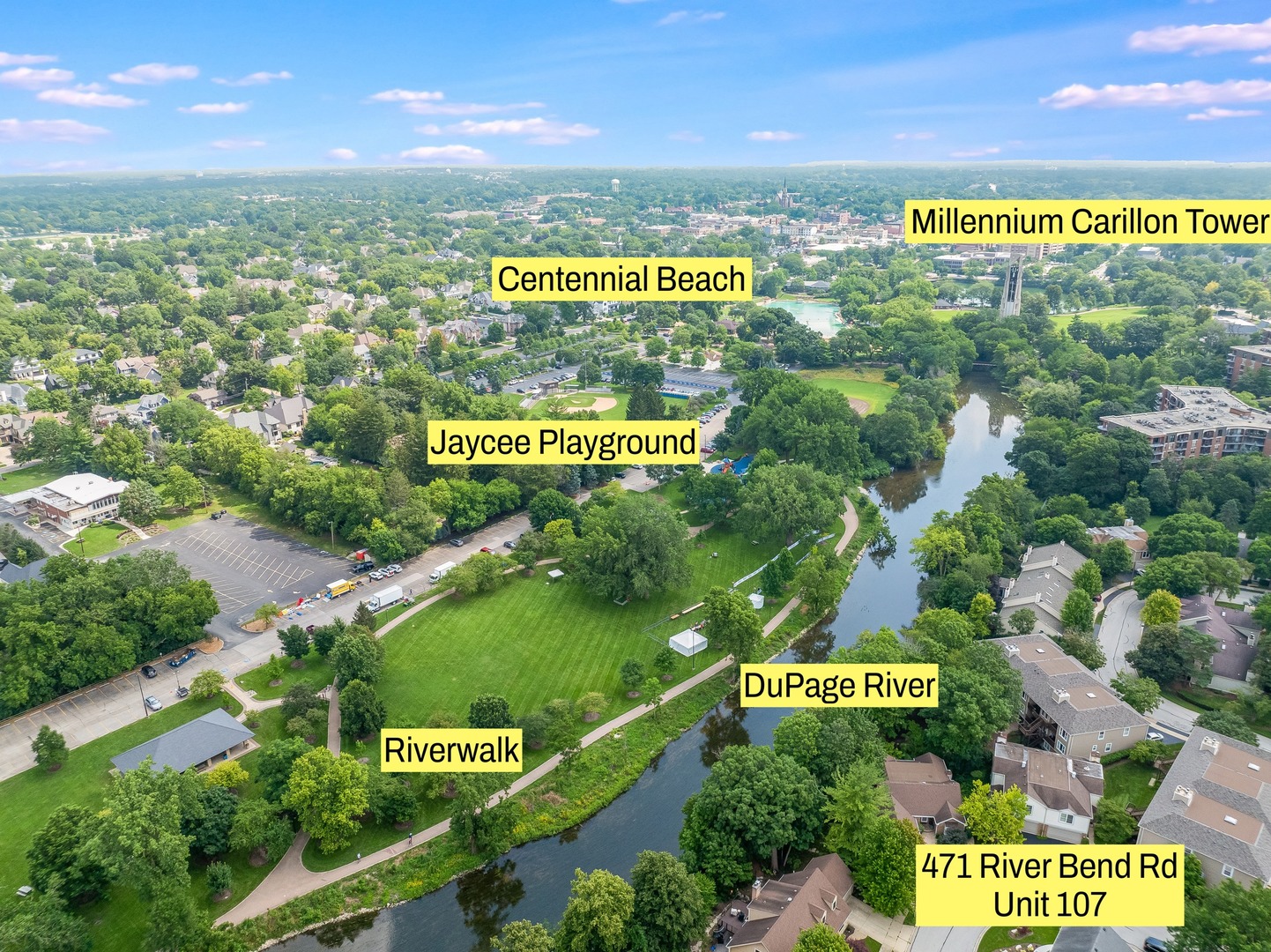 471 RIVER BEND Road #107, Naperville, IL 60540